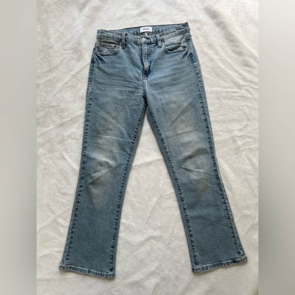 Pistola Lennon High Rise Crop Bootcut Jeans 27 Murray‎ Wash Organic Cotton